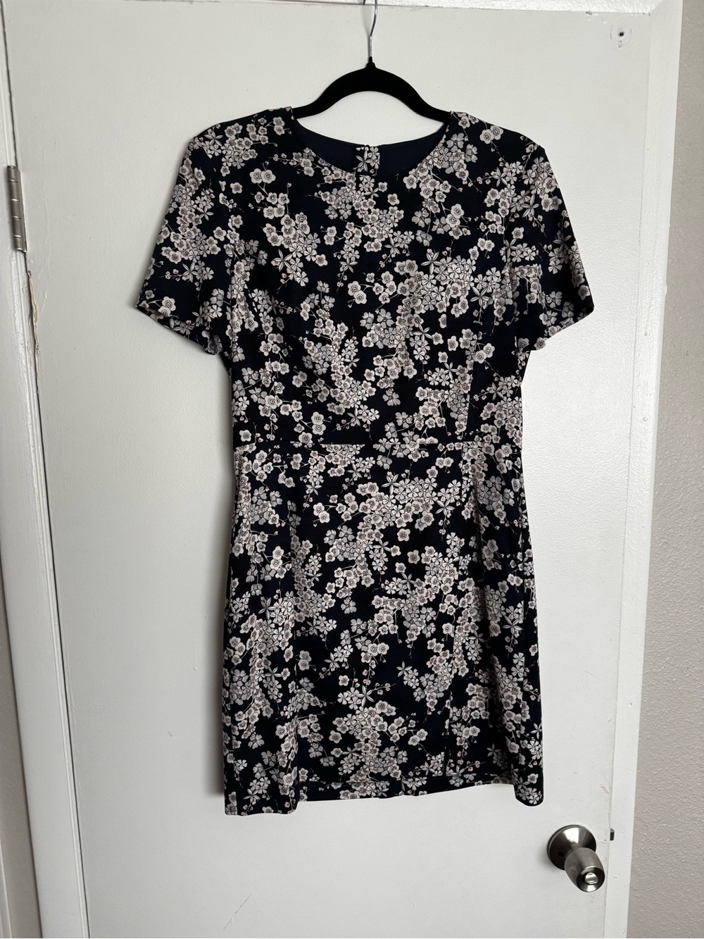 French Connection Navy Floral Mini Dress